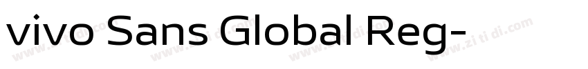 vivo Sans Global Reg字体转换